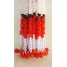 afarza Artificial Flower Garland Toran for Door Entrance Home Decoration Hanging 4piece 5ft 2309orange-white