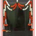 afarza Artificial Flower Garland Toran for Door Entrance Home Decoration Hanging 4piece 5ft 2309orange-white