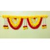 Afarza Artificial Flower Garland Toran for Door Entrance Hanging Marigold Latest Home Decoration- 23182