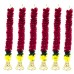 afarza Artificial Flower Garland Toran for Door Hanging Home Decoration Hanging 6 Pieces 18 Inch-2419-Red