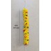 Afarza Veni Gajra Hair Bun Artificial mogra Jasmine Juda flower look For Women Pack 4 pieces (gajra-yellow)