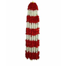 afarza Garland For Door Home Decoration Ladi 4 strings pack white red afarza Garland For Door Home Decoration Ladi 4 strings pack white red