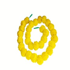 afarza Garlands Artificial Marigold Flowers Door Home Decoration   (Yellow, 4 Pc) afarza Garlands Artificial Marigold Flowers Door Home Decoration   (Yellow, 4 Pc)