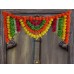 afarza Artificial Marigold Flower Toran Garlands Handmade Bandhanwar Door Hanging HomeTraditional Wall Decoration Diwali