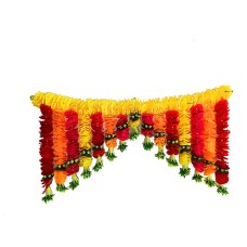 afarza Door Hanging Artificial Flowers Toran Garlands Handmade Bandhanwar  Home Traditional Wall Decoration Diwali 40x15inch afarza Door Hanging Artificial Flowers Toran Garlands Handmade Bandhanwar  Home Traditional Wall Decoration Diwali 40x15inch