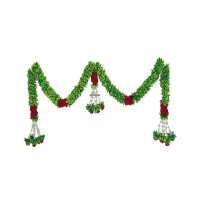 afarza Toran Doorway Hanging For Entrance Handmade Traditional Home Decoration Gulab