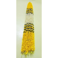 afarza Artificial Flower Garland Toran for Door Entrance Home Decoration Hanging 4 pieces 5 ft p-Yellow-White afarza Artificial Flower Garland Toran for Door Entrance Home Decoration Hanging 4 pieces 5 ft p-Yellow-White