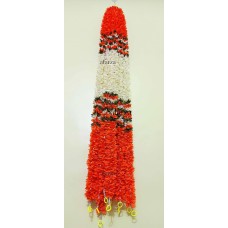 afarza Artificial Flower Garland Toran for Door Entrance Home Decoration Hanging 4 pieces 5 ft p-orange-White afarza Artificial Flower Garland Toran for Door Entrance Home Decoration Hanging 4 pieces 5 ft p-orange-White